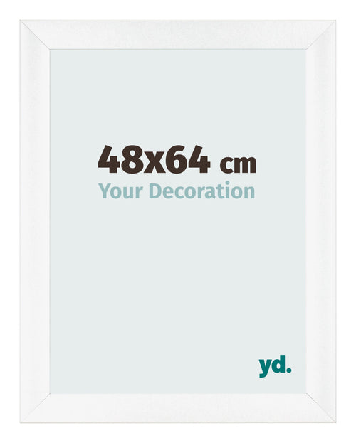 Fotokader 48x64cm Wit Mat MDF Pisa Voorzijde Maat | Yourdecoration.be