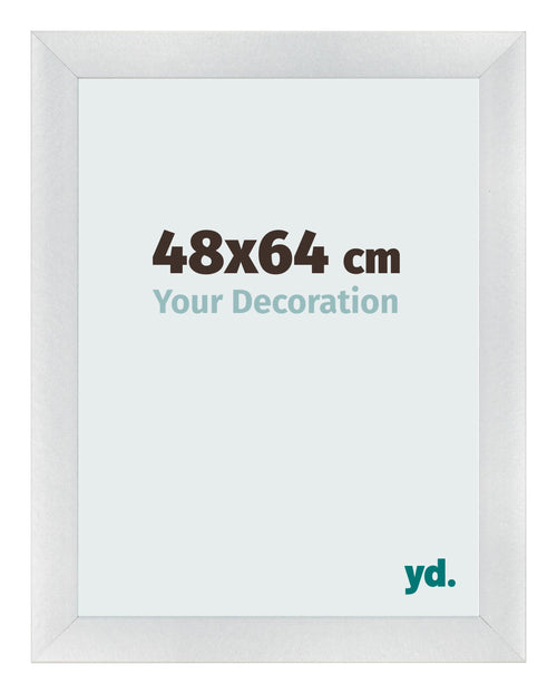 Fotokader 48x64cm Zilver Mat MDF Pisa Voorzijde Maat | Yourdecoration.be