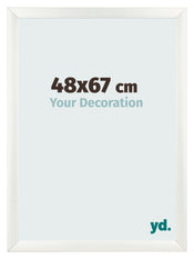 Fotokader 48x67cm Wit Geveegd MDF Pisa Voorzijde Maat | Yourdecoration.be