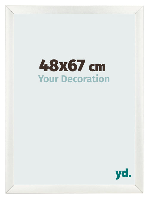 Fotokader 48x67cm Wit Geveegd MDF Pisa Voorzijde Maat | Yourdecoration.be