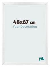Fotokader 48x67cm Wit Hoogglans MDF Pisa Voorzijde Maat | Yourdecoration.be