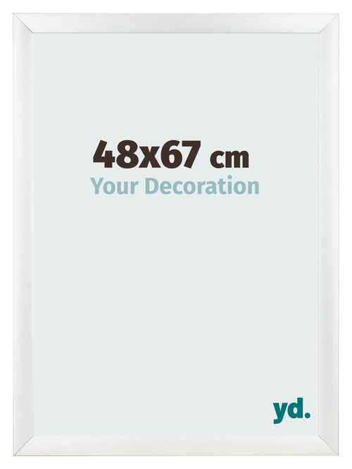Fotokader 48x67cm Wit Hoogglans MDF Pisa Voorzijde Maat | Yourdecoration.be
