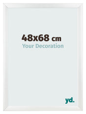Fotokader 48x68cm Wit Hoogglans MDF Pisa Voorzijde Maat | Yourdecoration.be