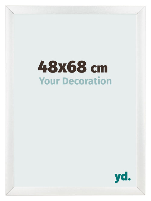 Fotokader 48x68cm Wit Hoogglans MDF Pisa Voorzijde Maat | Yourdecoration.be
