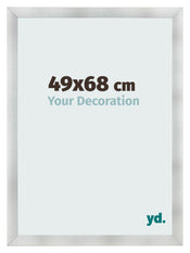 Fotokader 49x68cm Aluminium Geborsteld MDF Pisa Voorzijde Maat | Yourdecoration.be