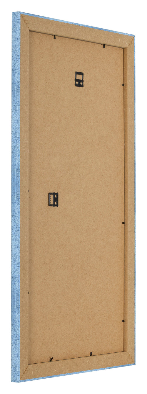 Fotokader 50x100cm Helder Blauw Geveegd MDF Pisa Achterzijde Schuin | Yourdecoration.be