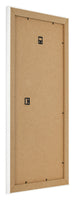 Fotokader 50x100cm Wit Geveegd MDF Pisa Achterzijde Schuin | Yourdecoration.be
