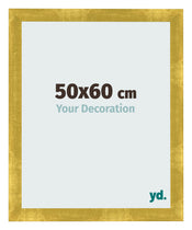 Fotokader 50x60cm Goud Vintage MDF Pisa Voorzijde Maat | Yourdecoration.be