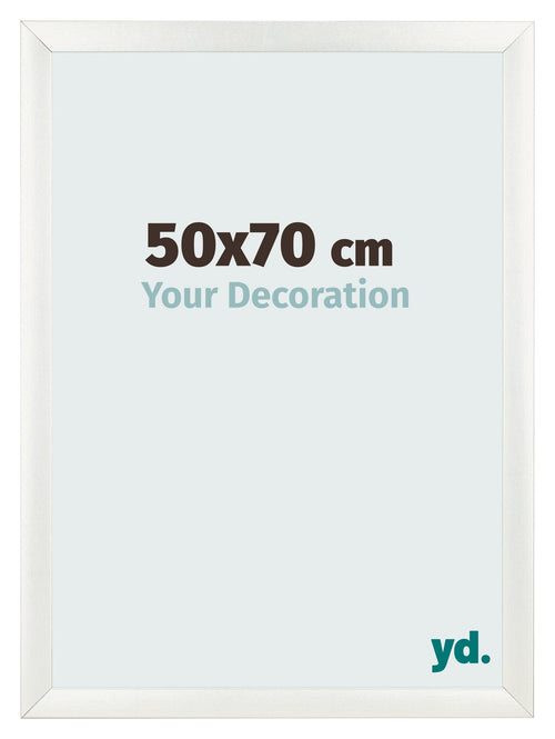 Fotokader 50x70cm Wit Geveegd MDF Pisa Voorzijde Maat | Yourdecoration.be