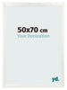 Fotokader 50x70cm Wit Geveegd MDF Pisa Voorzijde Maat | Yourdecoration.be