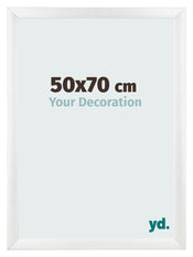 Fotokader 50x70cm Wit Hoogglans MDF Pisa Voorzijde Maat | Yourdecoration.be