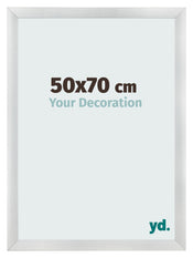 Fotokader 50x70cm Zilver Mat MDF Pisa Voorzijde Maat | Yourdecoration.be
