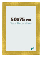 Fotokader 50x75cm Goud Vintage MDF Pisa Voorzijde Maat | Yourdecoration.be