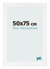 Fotokader 50x75cm Wit Mat MDF Pisa Voorzijde Maat | Yourdecoration.be