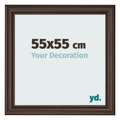 Fotokader 55x55cm Eiken Donker MDF Lazio Voorzijde Maat | Yourdecoration.be