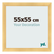 Fotokader 55x55cm Goud Mat MDF Pisa Voorzijde Maat | Yourdecoration.be