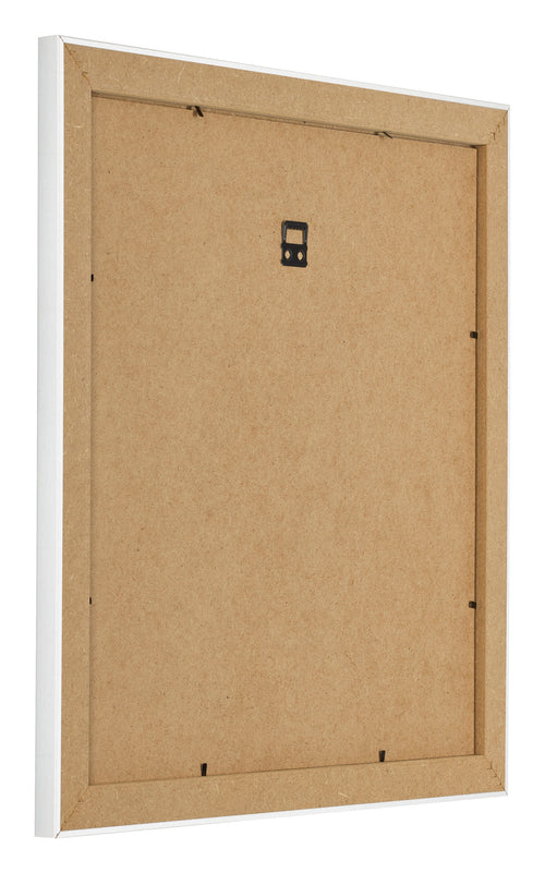 Fotokader 55x55cm Wit Hoogglans MDF Pisa Achterzijde Schuin | Yourdecoration.be