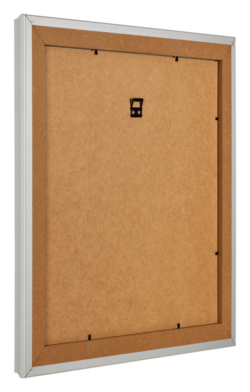Fotokader 55x55cm Zilver Mat MDF Lazio Achterzijde Schuin | Yourdecoration.be