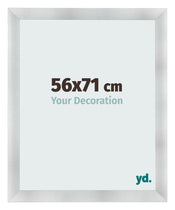 Fotokader 56x71cm Aluminium Geborsteld MDF Pisa Voorzijde Maat | Yourdecoration.be