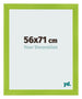 Fotokader 56x71cm Groen MDF Pisa Voorzijde Maat | Yourdecoration.be