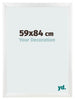 Fotokader 59x84cm Wit Hoogglans MDF Pisa Voorzijde Maat | Yourdecoration.be