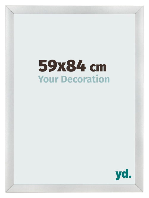 Fotokader 59x84cm Zilver Mat MDF Pisa Voorzijde Maat | Yourdecoration.be