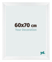 Fotokader 60x70cm Wit Mat MDF Pisa Voorzijde Maat | Yourdecoration.be