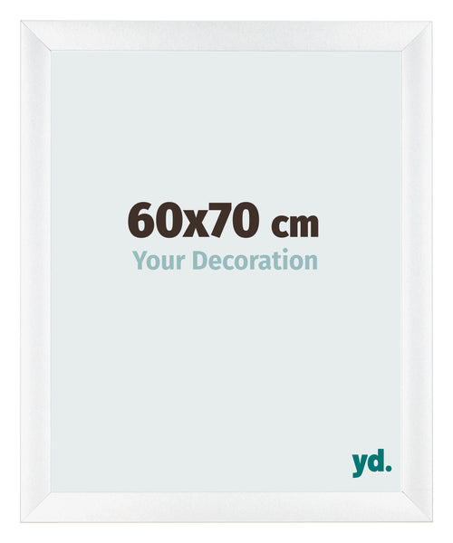 Fotokader 60x70cm Wit Mat MDF Pisa Voorzijde Maat | Yourdecoration.be