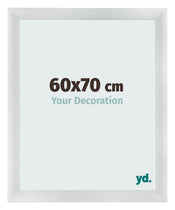 Fotokader 60x70cm Zilver Mat MDF Pisa Voorzijde Maat | Yourdecoration.be