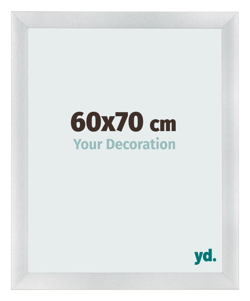 Fotokader 60x70cm Zilver Mat MDF Pisa Voorzijde Maat | Yourdecoration.be