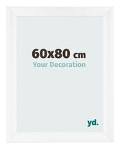 Fotokader 60x80cm Wit Mat MDF Pisa Voorzijde Maat | Yourdecoration.be