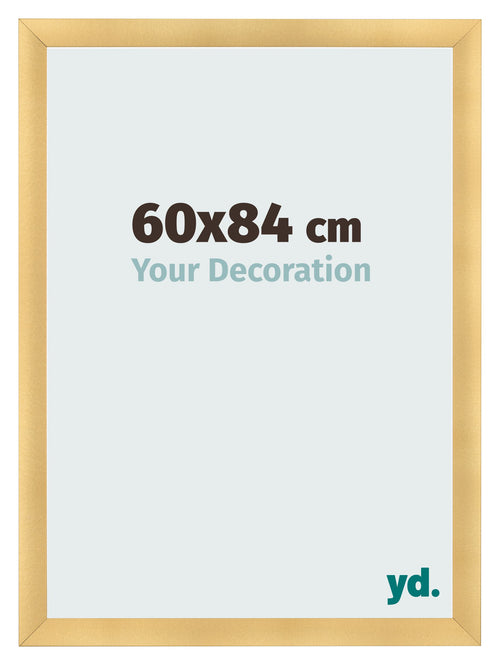 Fotokader 60x84cm Goud Mat MDF Pisa Voorzijde Maat | Yourdecoration.be