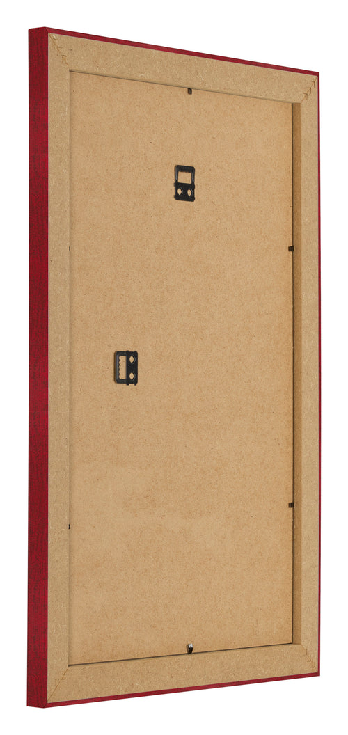 Fotokader 60x85cm Wijnrood Geveegd MDF Pisa Achterzijde Schuin | Yourdecoration.be