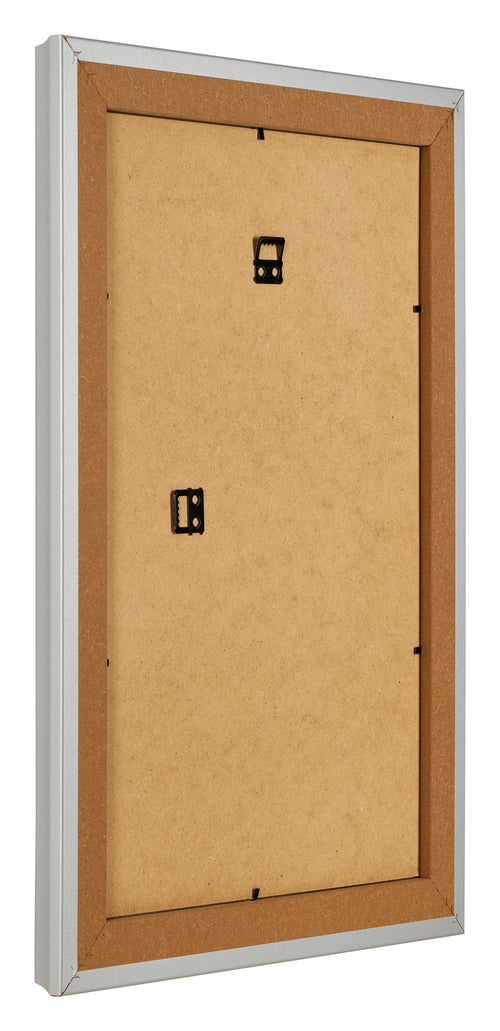 Fotokader 60x85cm Zilver Mat MDF Lazio Achterzijde Schuin | Yourdecoration.be