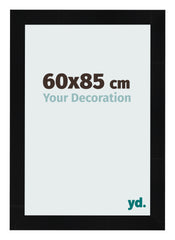 Fotokader 60x85cm Zwart Hoogglans MDF Pisa Voorzijde Maat | Yourdecoration.be