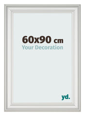 Fotokader 60x90cm Wit Geveegd MDF Lazio Voorzijde Maat | Yourdecoration.be
