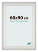 Fotokader 60x90cm Wit Geveegd MDF Lazio Voorzijde Maat | Yourdecoration.be