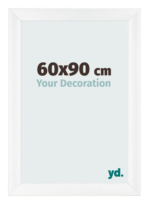 Fotokader 60x90cm Wit Mat MDF Pisa Voorzijde Maat | Yourdecoration.be
