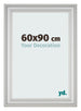 Fotokader 60x90cm Zilver Mat MDF Lazio Voorzijde Maat | Yourdecoration.be