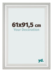 Fotokader 61x91 5cm Wit Geveegd MDF Lazio Voorzijde Maat | Yourdecoration.be