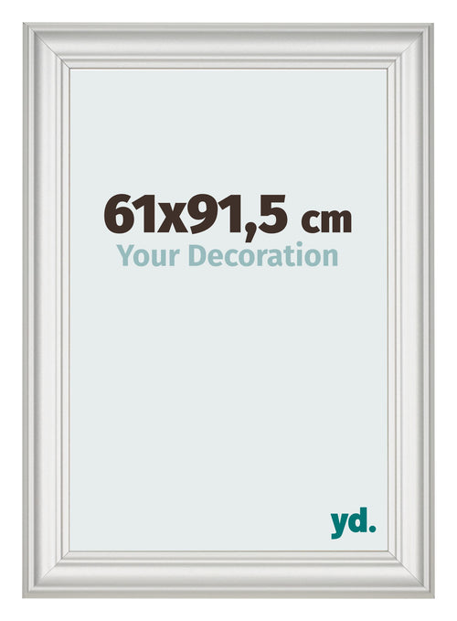 Fotokader 61x91 5cm Wit Geveegd MDF Lazio Voorzijde Maat | Yourdecoration.be