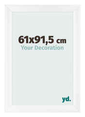 Fotokader 61x91 5cm Wit Mat MDF Pisa Voorzijde Maat | Yourdecoration.be