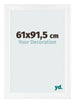 Fotokader 61x91 5cm Wit Mat MDF Pisa Voorzijde Maat | Yourdecoration.be