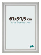 Fotokader 61x91 5cm Zilver Mat MDF Lazio Voorzijde Maat | Yourdecoration.be