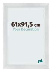 Fotokader 61x91 5cm Zilver Mat MDF Pisa Voorzijde Maat | Yourdecoration.be