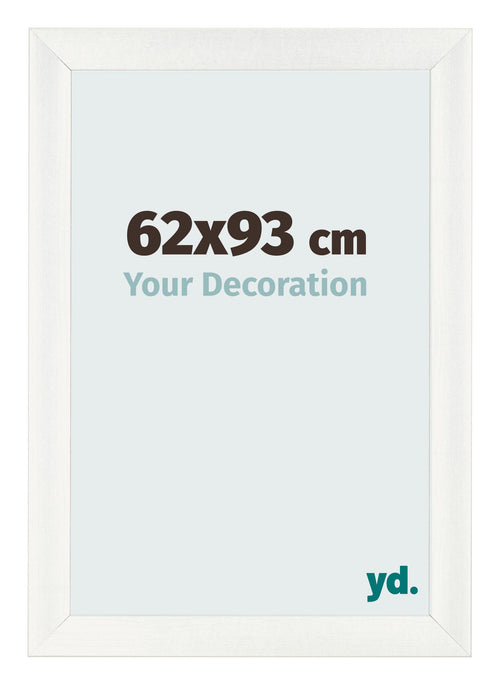 Fotokader 62x93cm Wit Geveegd MDF Pisa Voorzijde Maat | Yourdecoration.be