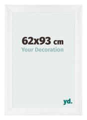 Fotokader 62x93cm Wit Hoogglans MDF Pisa Voorzijde Maat | Yourdecoration.be