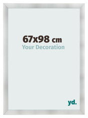 Fotokader 67x98cm Aluminium Geborsteld MDF Pisa Voorzijde Maat | Yourdecoration.be