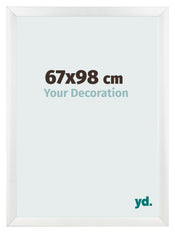 Fotokader 67x98cm Wit Hoogglans MDF Pisa Voorzijde Maat | Yourdecoration.be