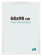 Fotokader 68x98cm Wit Hoogglans MDF Pisa Voorzijde Maat | Yourdecoration.be